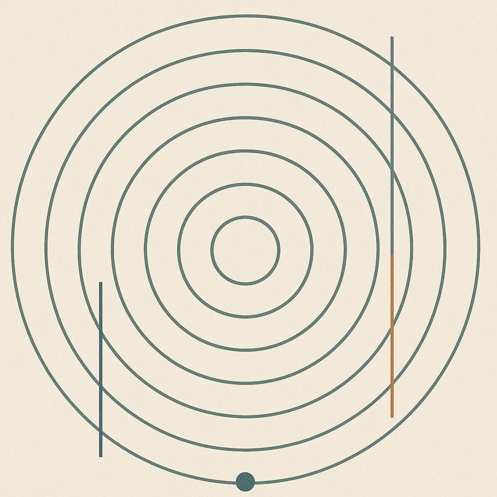 Illustration of a medical congress data cycle