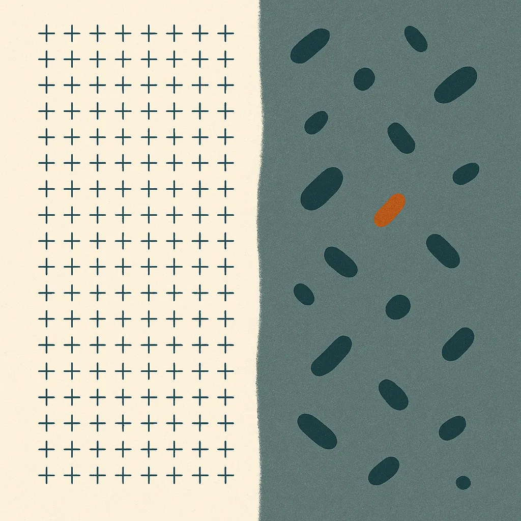 Illustration contrasting primary and secondary intelligence sources